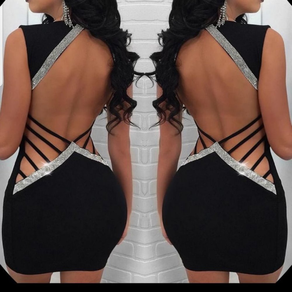 BLACK SEXY DRESS
